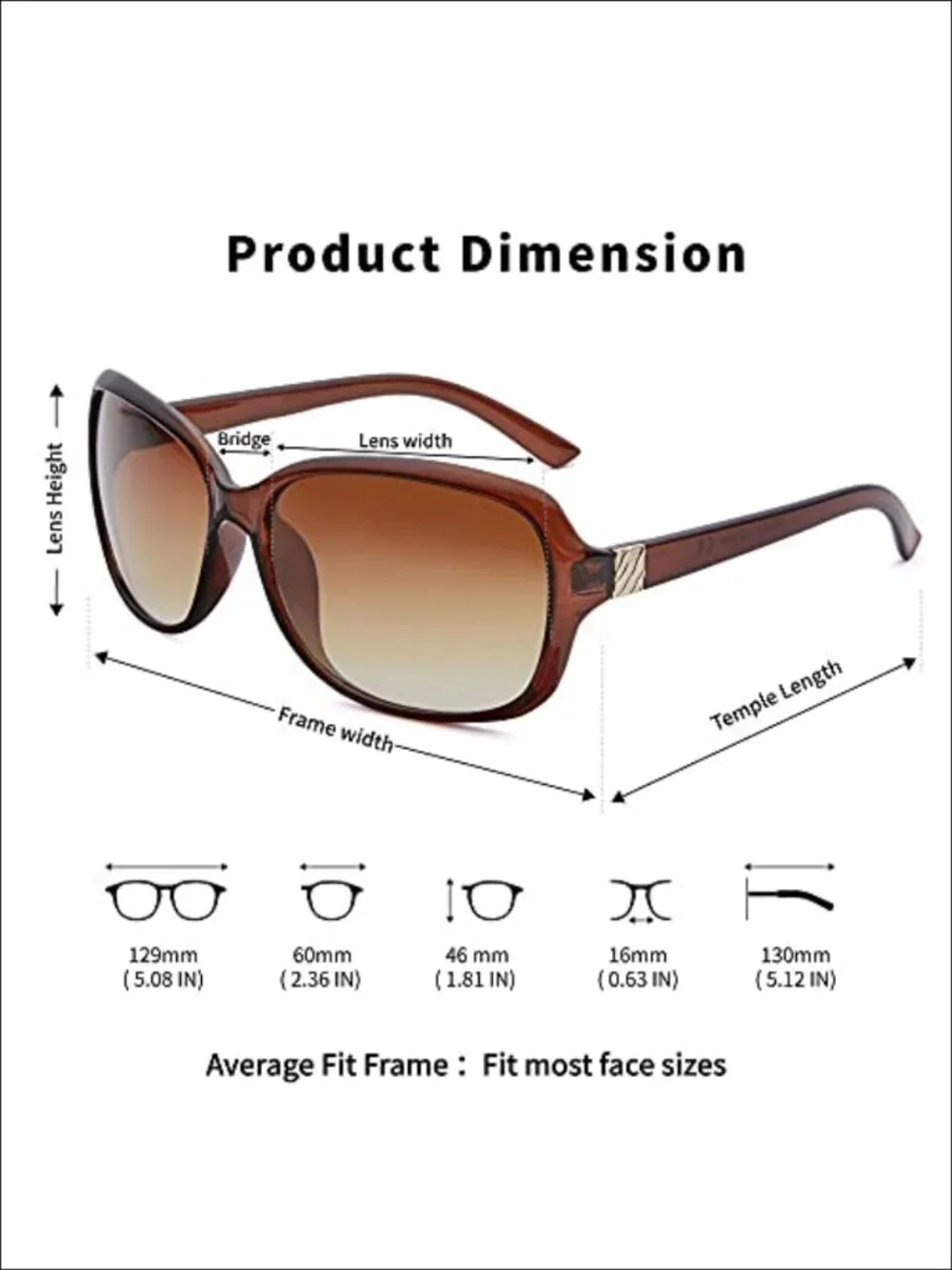 2 Pack Classic Vintage Sunglasses UV400 Protection Retro Square Women